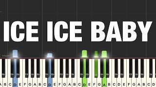 Vanilla Ice - Ice Ice Baby Piano Tutorial | Medium