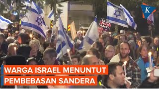 Warga Israel Serukan Pembebasan Sandera yang Masih Ditahan di Gaza