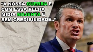 O Secretario de defesa do Trump não esta para brincadeira e ja virou o terror da extrema imprensa..