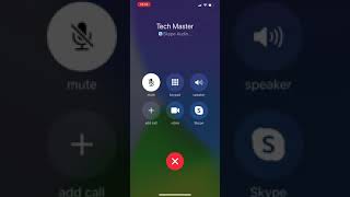 Skype Incoming Calls iOS 15