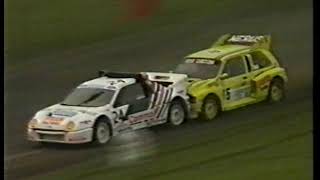 British Rallycross Grand Prix 1991 Grand Final Will Gollop Pat Doran Rob Gibson.