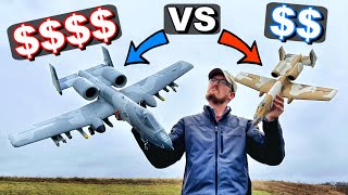 CHEAP RC Jet vs EXPENSIVE RC Jet - Which A-10 Thunderbolt Warbird is Better? - TheRcSaylors