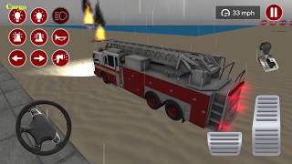 Fire Truck Driving Simulator 2020 - fire games - Android Gameplay
