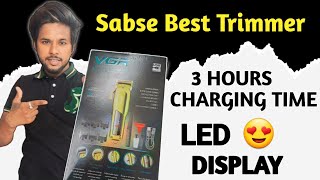 Sabse Best Trimmer ( VGR ) Review | Sahil barber