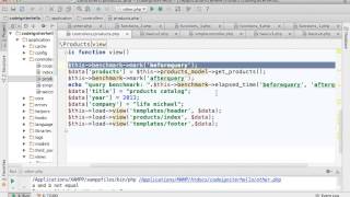 Benchmarking using CodeIgniter
