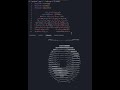 donut in terminal.