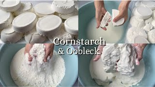 ASMR Cornstarch/Oobleck play