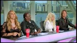Mariah Carey's childish diva behavior and constant rivalry with Nicki Minaj on American Idol 2013