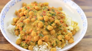 Quick and Easy Chickpea Curry Recipe