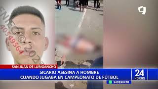 SJL: asesinato de joven en pleno partido de fulbito sería por cobro de cupos