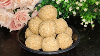 तिल और गुड़ से बनाए हेल्दी और स्वादिष्ट लड्डू|| Immunity booster laddu|| Til k laddu#mogikikitchen