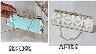 How to renew your old purse // Revamp with me an old purse