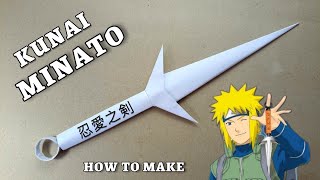 MAKING MINATO KUNAI FROM PAPER - ( How To Make a Paper Kunai )