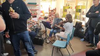 Keith TMSA: The Cruickshank Family Ceilidh Band in The Deli Shop