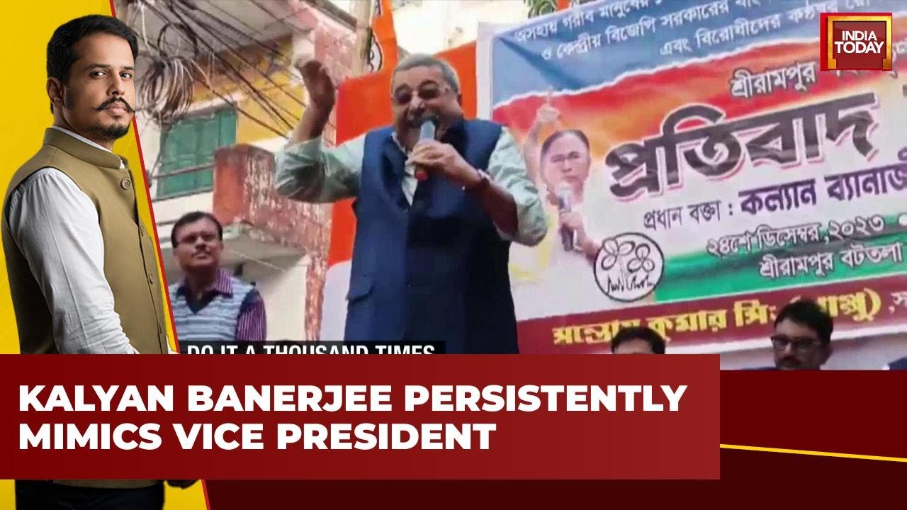 Suspended TMC MP Kalyan Banerjee Continues Mimicry Despite Political ...