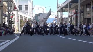 蒼天飛龍「我龍覚醒」～2015奥州Yosakoi in みずさわ 駅前２