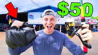 $50 Flea Market Fishing Challenge (Surprising!)