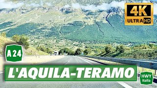 4K | Autostrada dei Parchi A24 | L'AQUILA - TERAMO