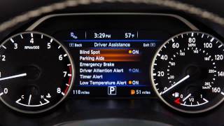 2016 Nissan Maxima - Forward Emergency Braking (FEB) System (if so equipped)