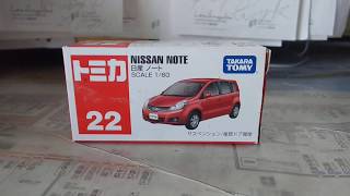 絶版トミカ開封  日産ノート