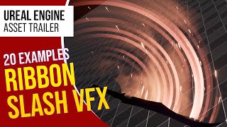 UE5 l Ribbon Slash VFX l Unreal Engine 5 (Trailer)