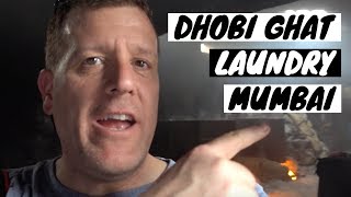 TOUR OF MAHALAXMI DHOBI GHAT | World's Largest Mumbai Outdoor Laundry + Chowpatty Beach