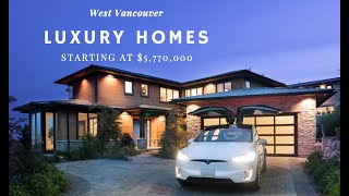 Luxury Homes in West Vancouver  |  12 Designer Inspired Limited Edition Homes | Amber Rise Estates