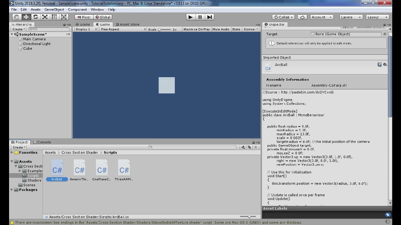 Unity Tutorial - Zoom And Lerp Rotation Controller - YouTube