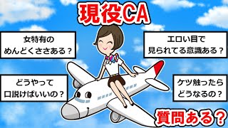 現役CAだけど質問ある？