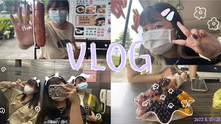 ✨Vlog✨『長庚科大』上課日常/大樹下香腸/貨櫃豆花/喂鴿子？