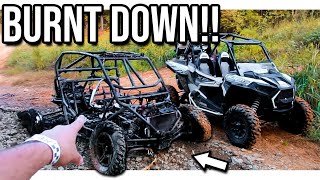 Polaris RZR CATCHES ON FIRE!