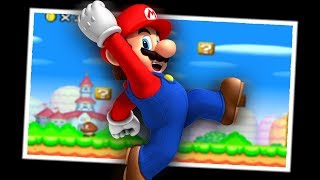 New Super Mario Bros. DS World 1-1 SPEEDRUN in 27s - World Record