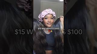 $15 VERSUS $100 WIG‼️👀which one is better!?