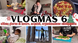 Devo organizzarmi per forza/ ultimo giorno di lavoro/ acquisti per noi/ cene pronte/ debbyg vlogmas✨