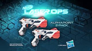 NERF 2018 - LASER OPS PRO ALPHAPOINT 2 PACK