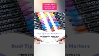 Dual tip acrylic markers #shorts