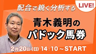 青木義明のパドック馬券【ライブ配信】2022.2.20 阪神10-11Ｒ 東京10-11Ｒ 小倉11R／フェブラリーＳ