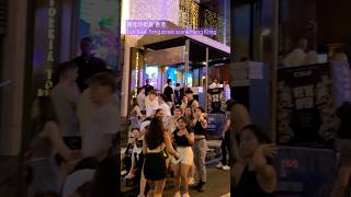 蘭桂坊街景 香港 Lan Kwai Fong street scene Hong Kong