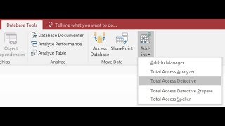 Microsoft Access 2013 - Module 5: Database Storage Analyzing your Database