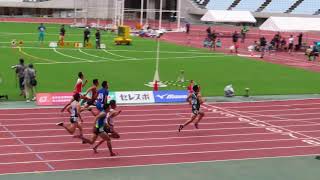 全日本実業団陸上 100m 男子予選 1組