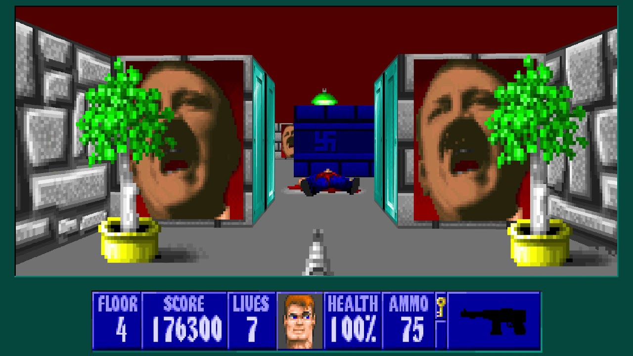 Wolfenstein 3D Episode 5 I Am Death Incarnate Difficulty - YouTube