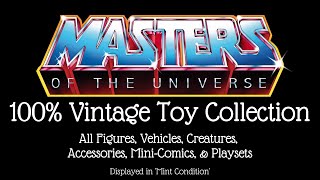 100% Vintage (1980's) Masters of the Universe Toy Collection