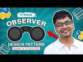 Observer Design Pattern in Python | Low Level Design | Real-World Example & Implementation
