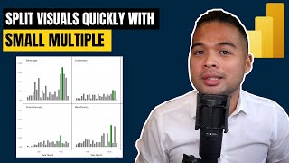 How to use SMALL MULTIPLES to SPLIT VISUALS and get an OVERVIEW // Beginners Guide to Power BI