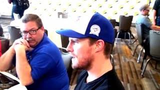 ARROW Emily Bett Rickards & Stephen Amell interview for Season 5 at San Diego Comic-Con 2016