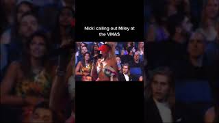 Nicki Minaj Calling Out Miley Cyrus At The VMAs tiktok mileyraystan