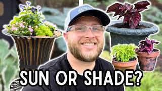 I Planted 7 Containers with Gorgeous Annuals! | Sun & Shade Planter Ideas
