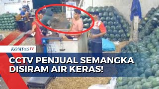 Terungkap! Ini Motif Pria Siram Air Keras ke Penjual Semangka: Sakit Hati Karena Istri Selingkuh