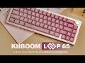 ⌨️ KiiBOOM Loop 65 65% Full Aluminum Block Structure Mechanical Keyboard, QMK/VIA Gaming Keyboards