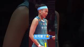 太可愛了，怎麼突然打噴嚏呢？ #戴資穎 #taitzuying #bwfworldtourfinal2023